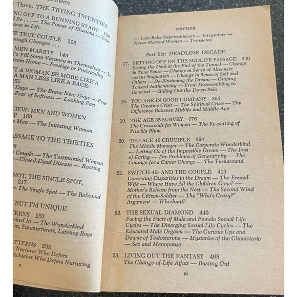 Passages: Predictable Crises of Adult Life GAIL SHEEHY 1977 Paperback - Picture 8 of 11